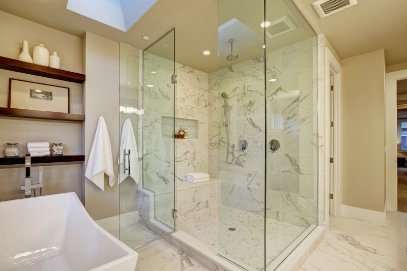 Space-Saving Shower Design